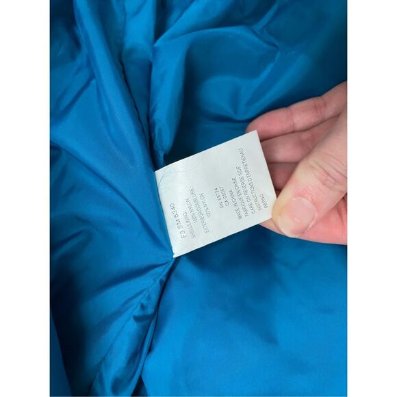 Columbia Vintage ‘80s Turquoise Blue + Red Ski Jacket Coat, men’s size XL - Picture 9 of 15